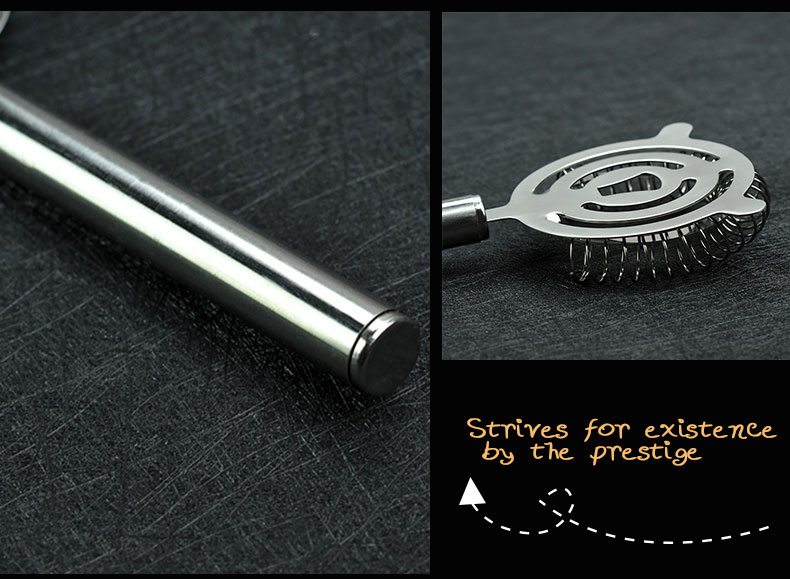 Vòng tay cầm bằng thép không gỉ lọc đá lọc rượu bartending tool lọc ngăn đá ngăn rượu bộ ly uống rượu vang