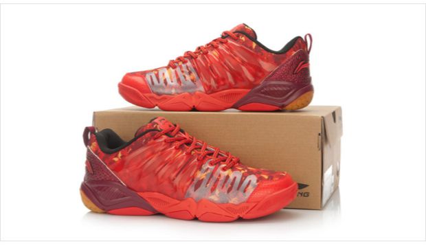 Giày cầu lông Li Ning LINING 2017 mới tăng tốc đa chiều TD nam linh hoạt không trơn trượt AYTL039-1 - Giày cầu lông giày thể thao nam adidas