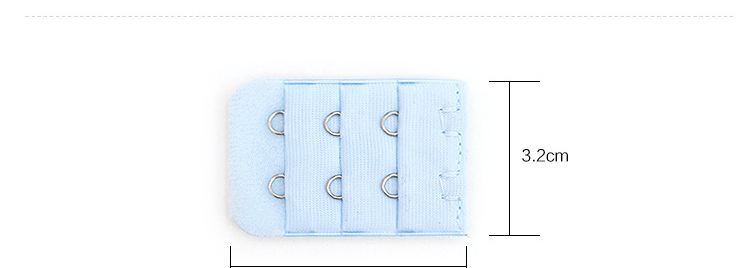 Ba hàng của hai khóa 3 hàng 2 khóa đồ lót móc điều chỉnh trở lại khóa áo ngực khóa khóa dài khóa áo ngực kết nối mở rộng khóa