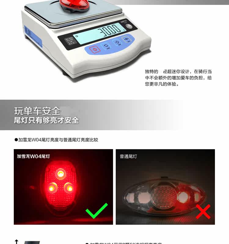 Lumière vélo GACIRON - Taillights - Ref 2399192 Image 24