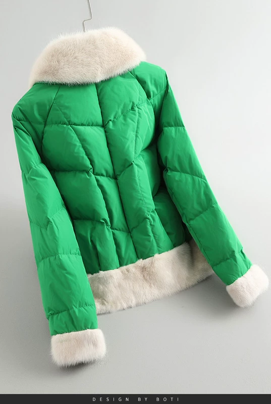 Silky 2019 mùa đông mới thời trang áo khoác lông chồn giản dị toàn bộ chồn và áo khoác nữ ngắn 963H - Faux Fur