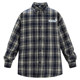 404MOB trendy plaid long-sleeved shirt men's and women's style spring fried street wear loose all-match trendy student jacket