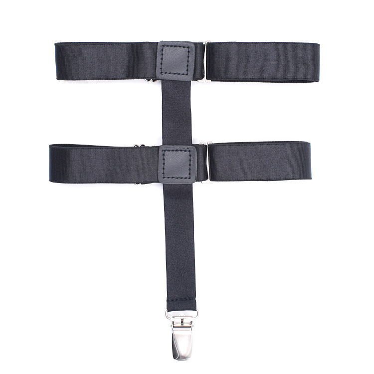 Vớ nữ chống trượt garter thời trang chân vòng dây đeo nữ garter 2 clip F mẫu vớ chống trượt clip cặp dây nịt bít tất phối ren nơ màu trắng