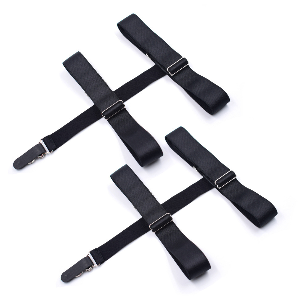 Thời trang nữ vớ chống trượt garter với hiệu suất khóa bầu chân đen vòng vớ cố định chống hàng rào kẹp dây đeo đùi thiết kế độc đáo