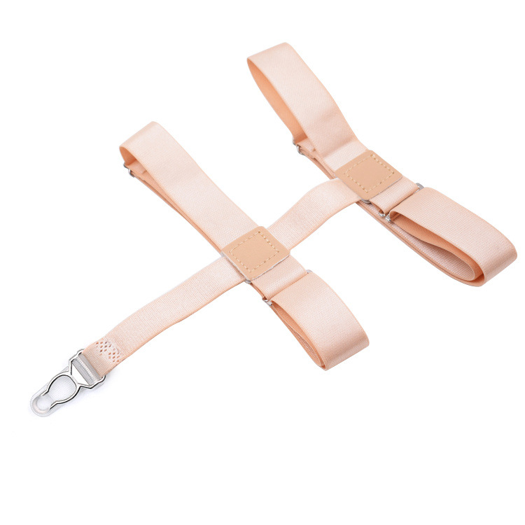 Thời trang trắng cổ áo vòng chân sling bầu khóa màu lady sling clip cưới vớ trượt cố định garter kẹp kim loại màu đen cho nữ