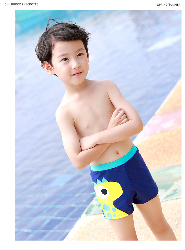 Bạn bơi quần trẻ em quần bơi bé trai quần boxer mũ trùm đầu cho bé đồ bơi bé trai chia đồ bơi trẻ em lớn đồ bơi - Bộ đồ bơi của Kid bộ đồ nàng tiên cá cho bé