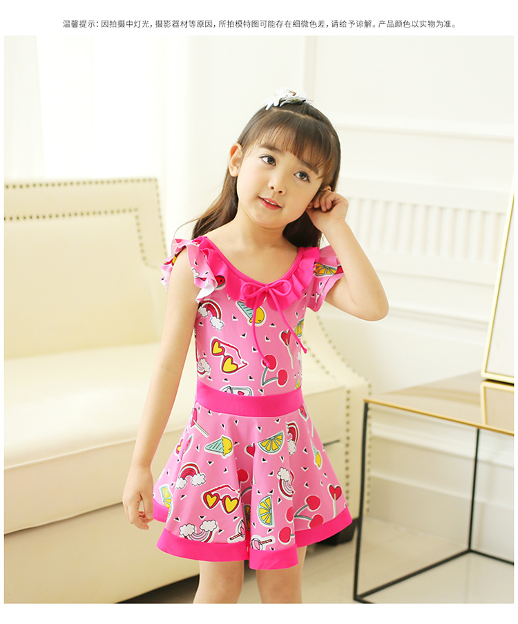 Bạn bơi trẻ em áo tắm bé gái cô gái dính liền váy công chúa bé gái trẻ em lớn trẻ em đồ bơi - Bộ đồ bơi của Kid đồ bơi con gái