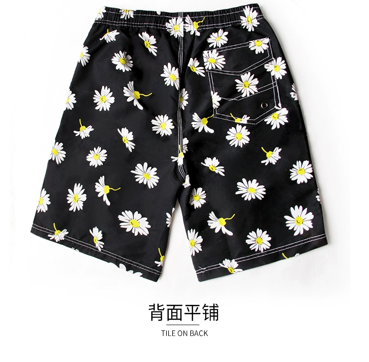 Youyou quần mới đi biển cho nam nhanh khô quần áo đi biển lướt sóng quần short du lịch suối nước nóng cộng với quần năm size - Quần bãi biển 	mua quần đi biển nam	