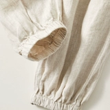 Летние тонкие мужские спортивные штаны, оверсайз, из хлопка и льна, китайский стиль