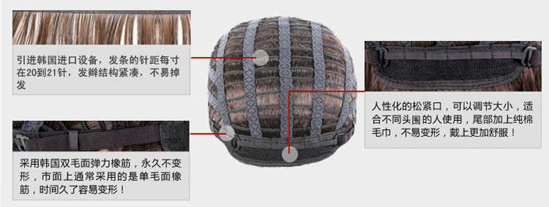 Perruque OTHER   cheveux raides Court - Ref 2609972 Image 11