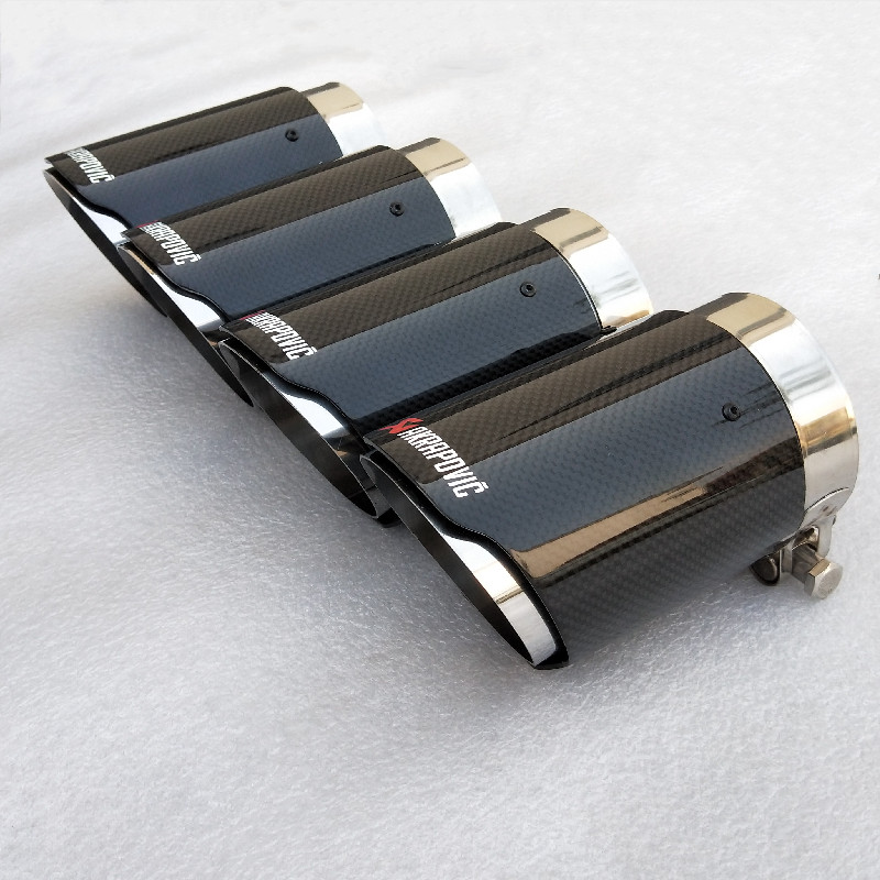 Apply to 18 - 21 Toyota Camry Sports Edition modified tail throat stainless steel exhaust tube carbon fiber decoration