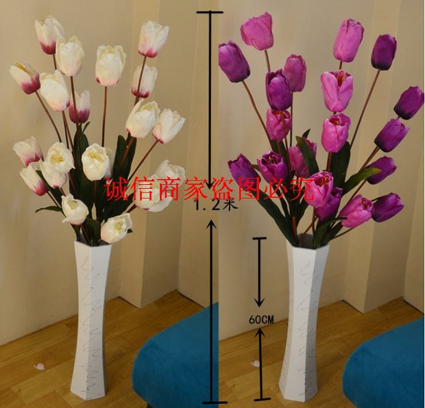 Châu Âu hiện đại phòng khách hoa khô sàn gỗ bình hoa lớn bình hoa sắp xếp sàn bình - Vase / Bồn hoa & Kệ chậu vuông trồng cây