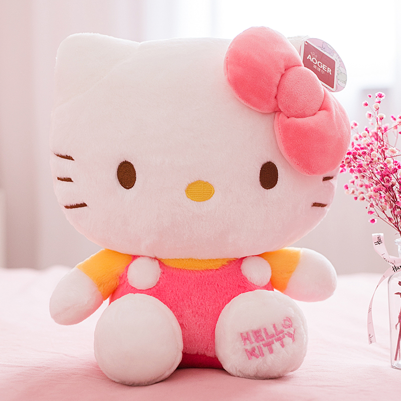 Pink classic KThellokitty Doll Hello Kitty doll Ktcat doll lovely Hello kitty Plush toys give girl