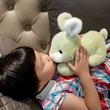 Милая реалистичная кукла, талисман, плюшевый кролик, игрушка, белый кролик, год кролика, талисман года, подарок на день рождения