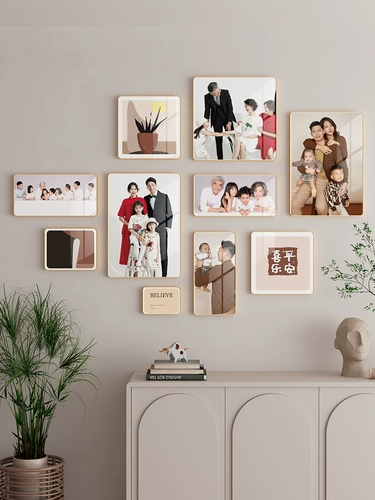 Свадебная фоторамка в сочетании с стирками стены Свадебные фотографии, чтобы сделать фото, чтобы не ударить по заказу семейных портретных фотографий