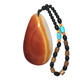 Natural jade hand piece agate chalcedony gourd toy piece raw stone genuine leather price for men with certificate