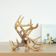 Personalized antlers fruit plate ornaments European home decoration creative wine rack living room wine cabinet coffee table luxury furnishings