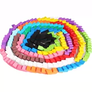 Dominoes 120 Khối xây dựng nhận thức duy nhất Đồ chơi giáo dục Thẻ Dominoes Thẻ quà tặng cho trẻ em