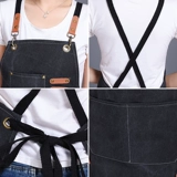 Хлопковый фартук, чай с молоком для коммерческого использования для маникюра для работы, делается под заказ, с печатью вашего логотипа, популярно в интернете