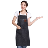 Хлопковый фартук, чай с молоком для коммерческого использования для маникюра для работы, делается под заказ, с печатью вашего логотипа, популярно в интернете