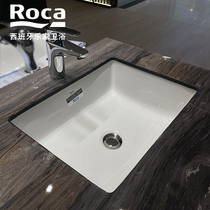 ROCA Lok Family Sophia Terra-type washbasin 32772500C 32772400C in the lower basin with small square basin