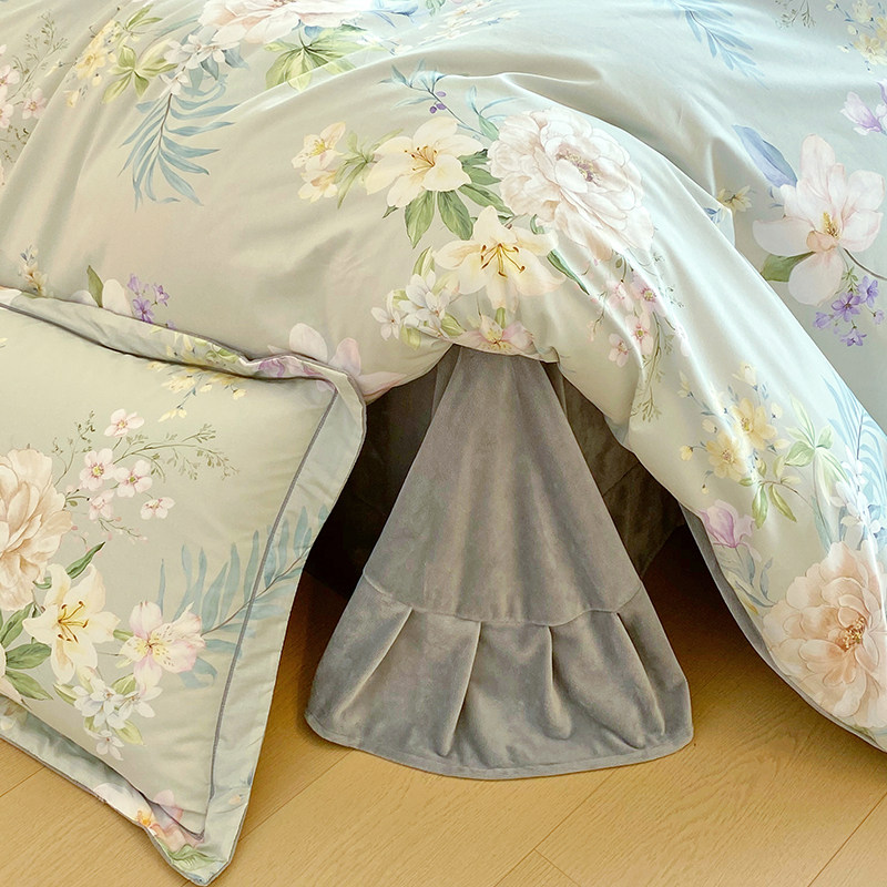 Thickened Milk Velvet Duvet Cover 150X200X230 Winter Coral Velvet Duvet Cover Pure Cotton Single-Sided Velvet Flannel Sheet