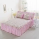 Trẻ em phim hoạt hình dày giường bedspread bông váy một mảnh vải 1.8m giường đôi ren Hàn giường áo khoác mùa thu và mùa đông - Váy Petti ga giường viền họa tiết