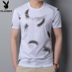 Playboy nam ngắn tay T-shirt 2020 mới mùa hè thương hiệu thủy triều vòng cổ của nam giới nửa sleeveT in hàng đầu 