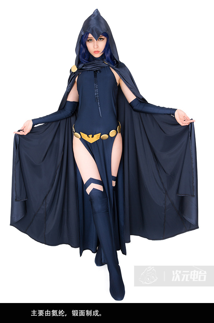 DC Comics Presents Raven Black Cosplay Costume