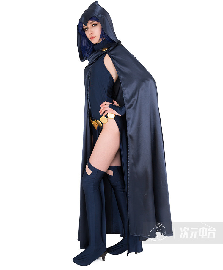 DC Comics Presents Raven Black Cosplay Costume