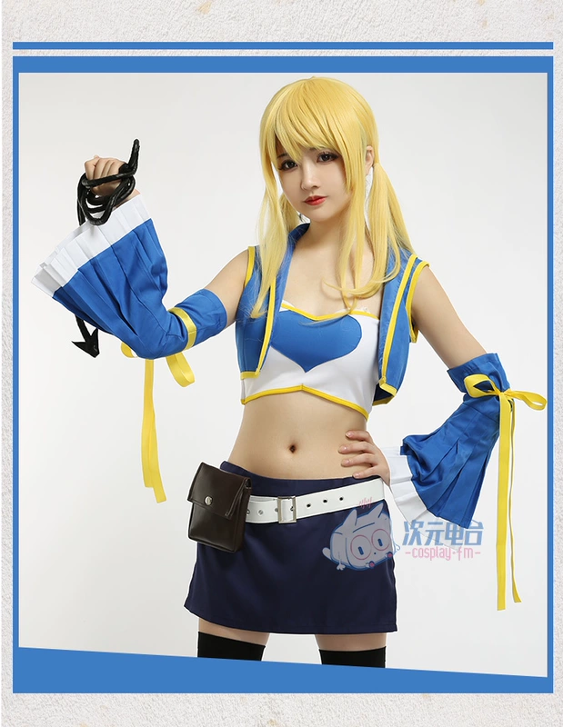 Fairy Tail cos trang phục Lucy Heartfilia trang phục hóa trang đầy đủ/trang phục kích thước lớn cosplay gajeel