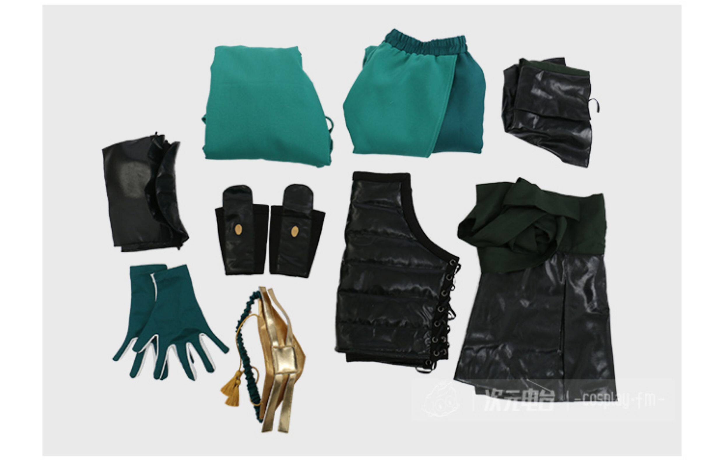 Avatar The Last Airbender Suki Green Kyoshi Warrior Cosplay Costume