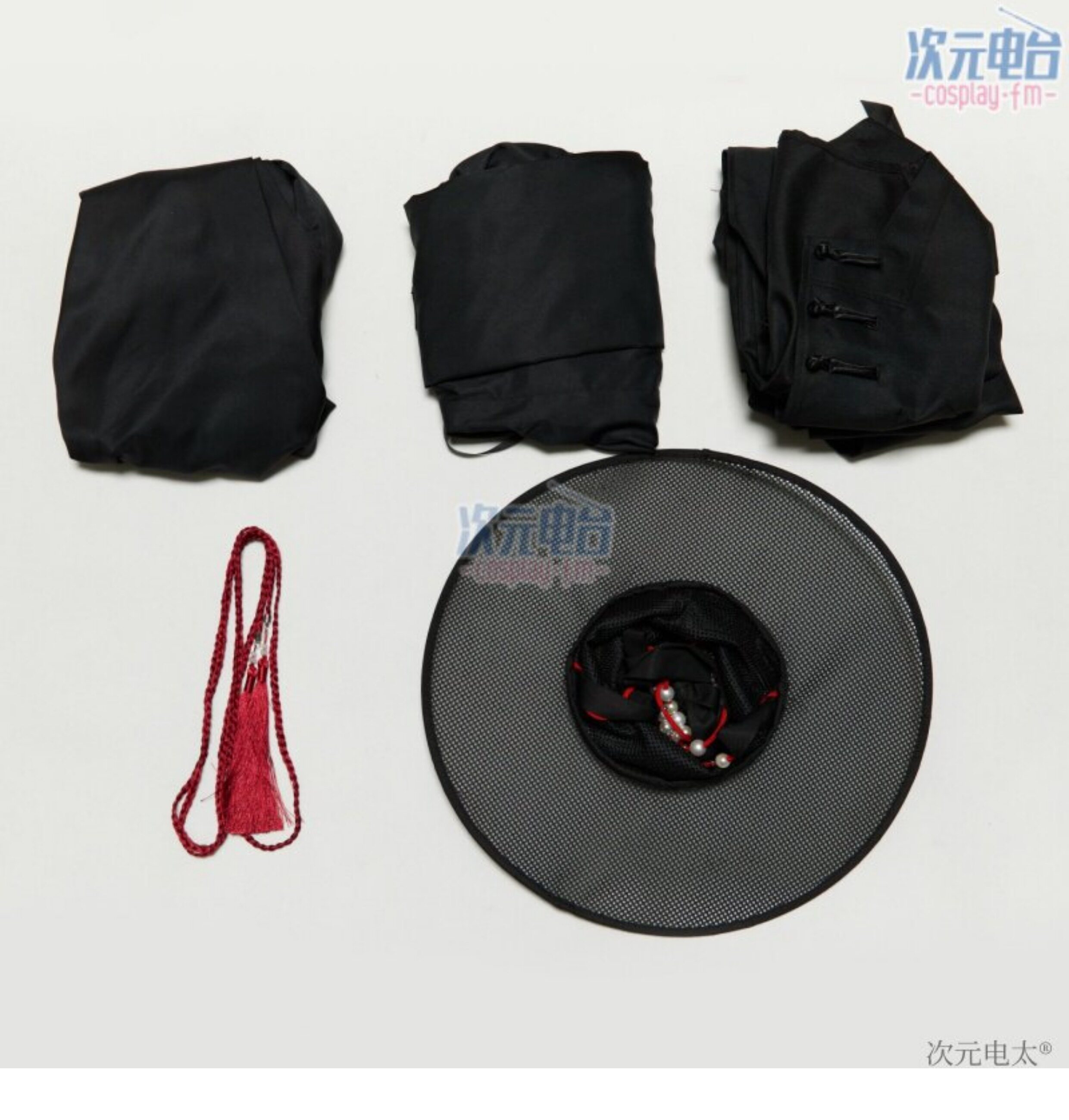 K-Pop Demon Hunters Saja Boys Black Cosplay Costume