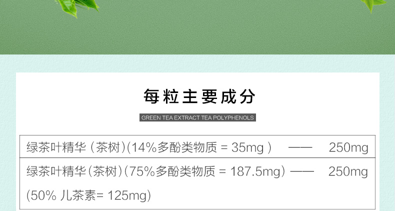 GNC 健安喜绿茶胶囊