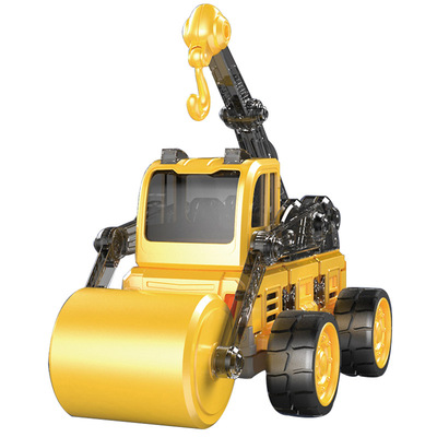 蛋宝乐磁力片积木遥控编程工程车玩具男孩益智儿童智力拼装动脑