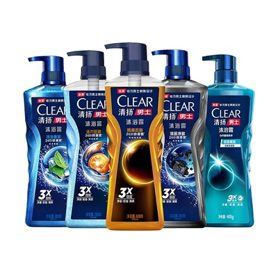 清扬沐浴露男士专用雨林觅静沐浴乳控油清爽保湿沐浴液洗澡乳液夏