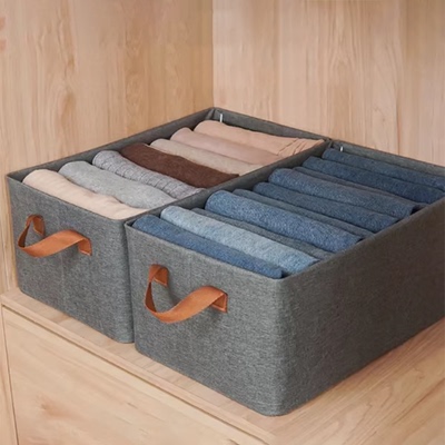 HH阳离子纳箱可折叠衣柜衣服收纳盒便携式居家布艺衣物收纳筐