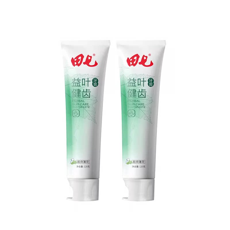 田七益叶清木牙膏防蛀固齿护龈植萃口气清新【临期12月】