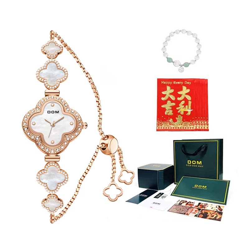 DOM腕表 高颜值小众轻奢手链款女士石英手表G-1687 Y9