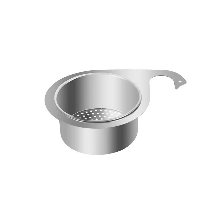 不锈钢天鹅沥水篮厨房水槽水龙头沥水架干湿分离式厨余垃圾过滤篮