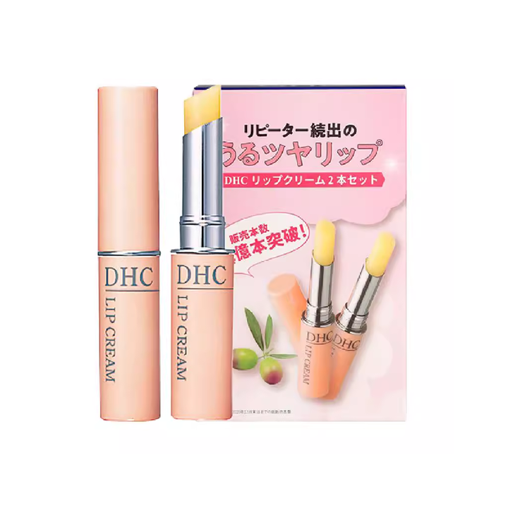 DHC橄榄护唇膏两支组水润保湿【礼盒装】1.5g*2支润唇膏 DHC橄榄护唇膏两支组水润保湿【礼盒装】1.5g*2支润唇膏