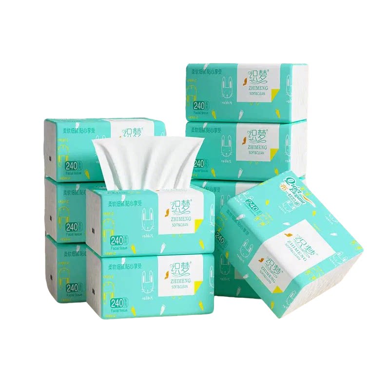 大包抽纸巾家用耐用装10包