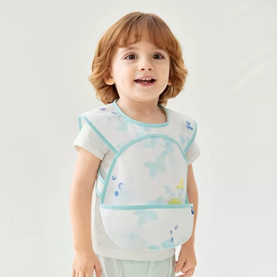 babycare儿童吃饭罩衣围兜