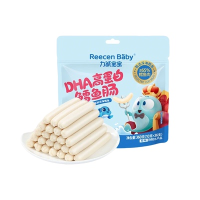 力诚宝宝DHA高蛋白鳕鱼肠360g