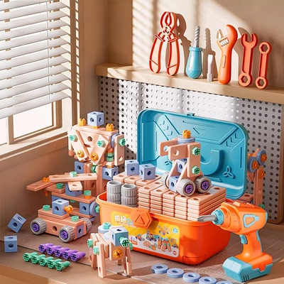 儿童玩具工具箱拧螺丝益智2026年3到6岁过家家男孩童女孩实用可玩