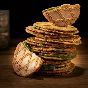 辻利茶铺抹茶夹心饼干小煎饼32g+112g