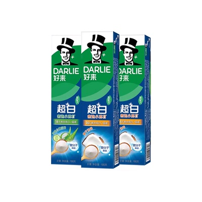 好来超白密泡小青瓜牙膏