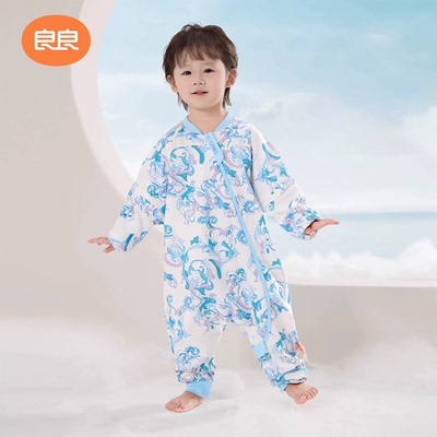 良良睡袋婴儿秋冬棉加厚