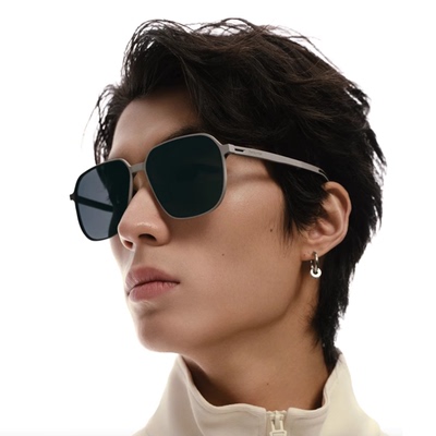 蕉下男款折叠墨镜偏光