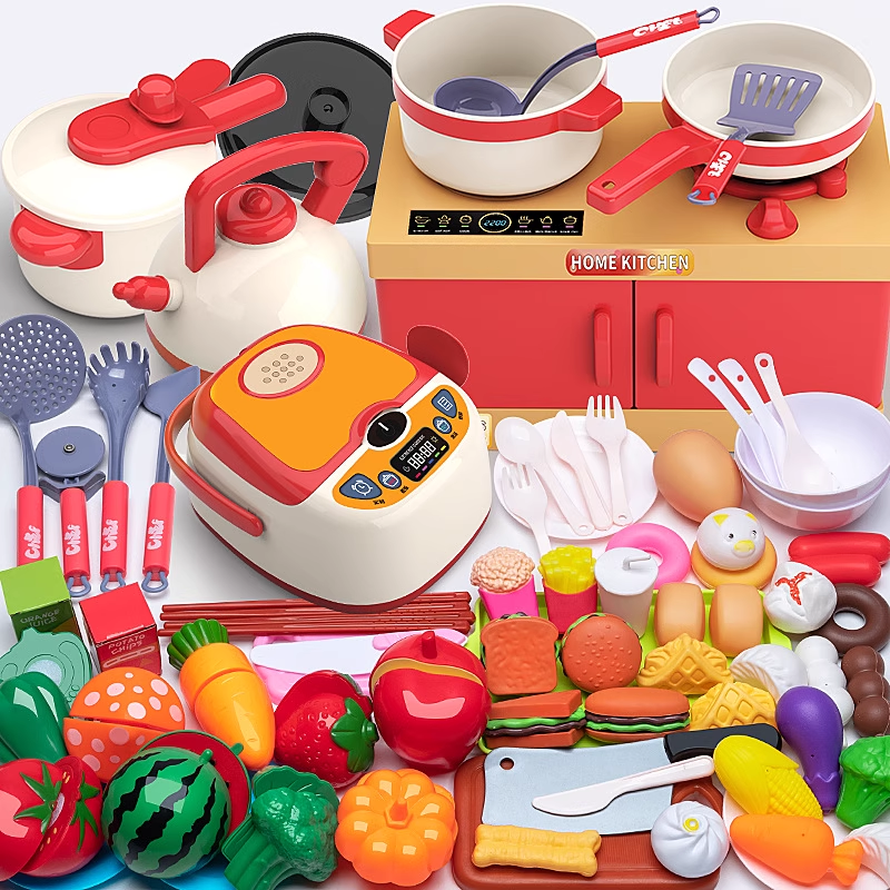 过家家厨房玩具女孩男孩子煮饭做饭女童小孩生日礼物儿童3-6周岁